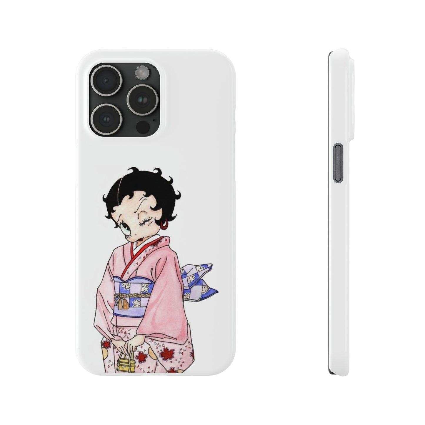 Betty Boop Geisha Japanese iPhone Case (14 & 15 Models)