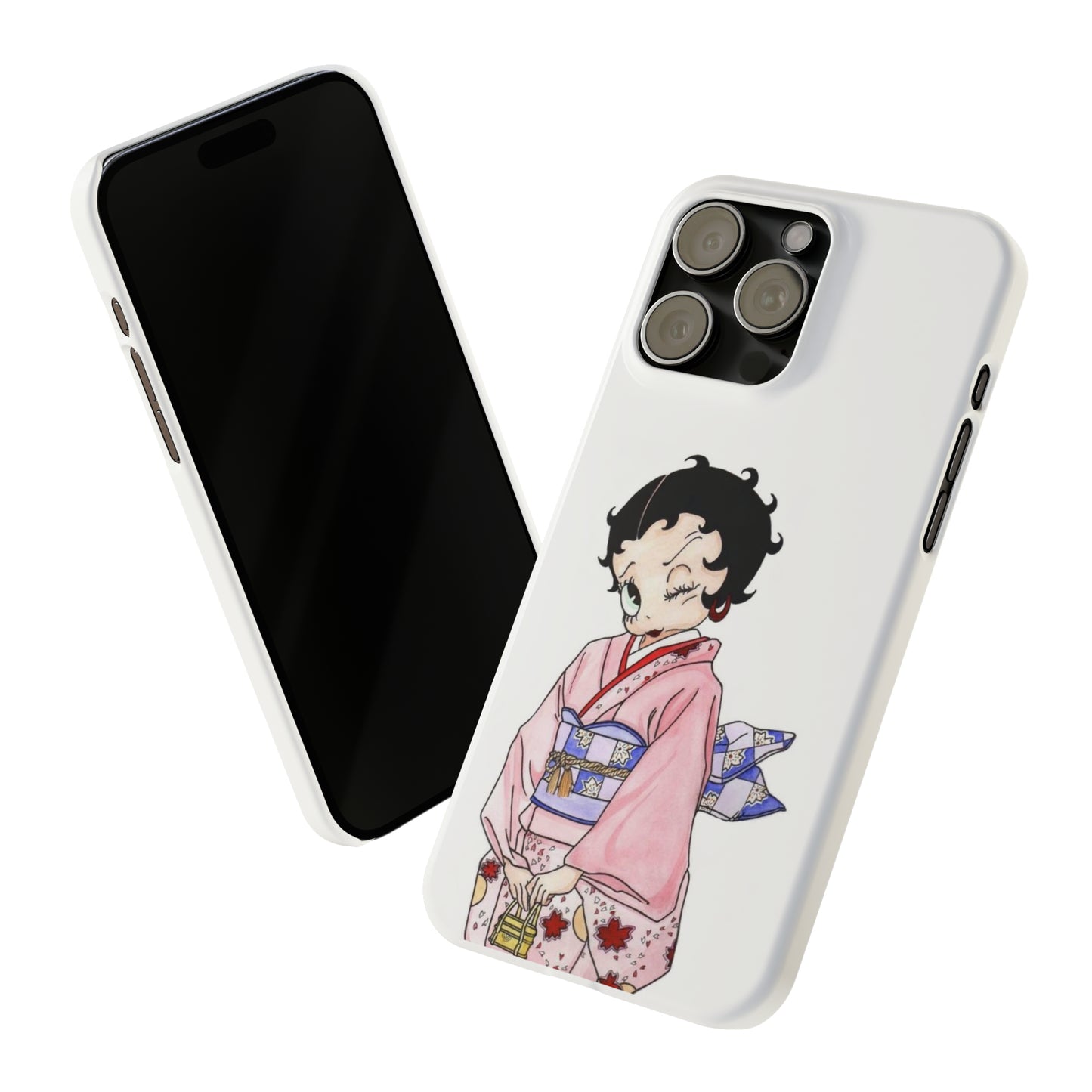 Betty Boop Geisha Japanese iPhone Case (14 & 15 Models)