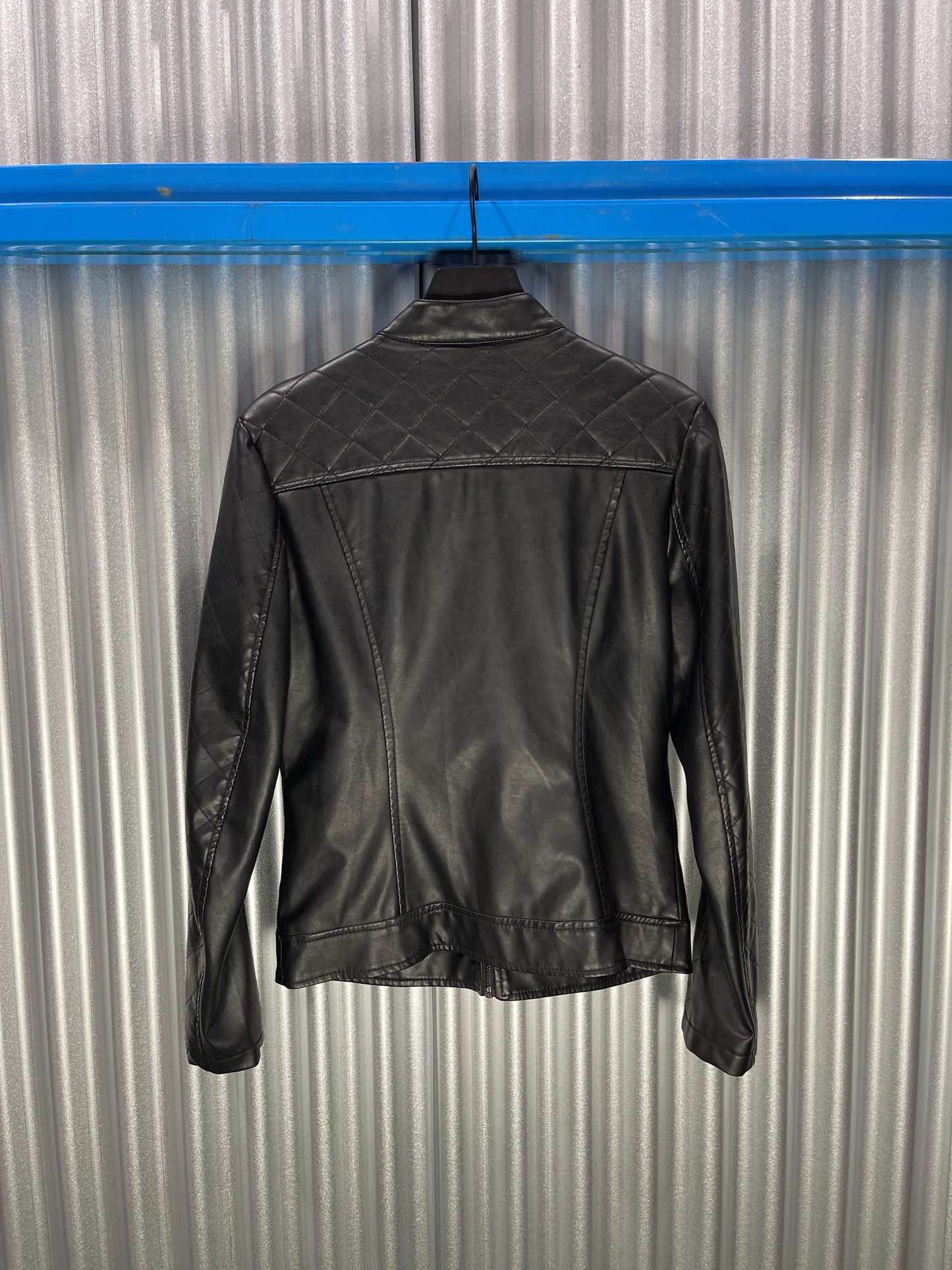 Cavalini Faux Leather Biker-Style Jacket