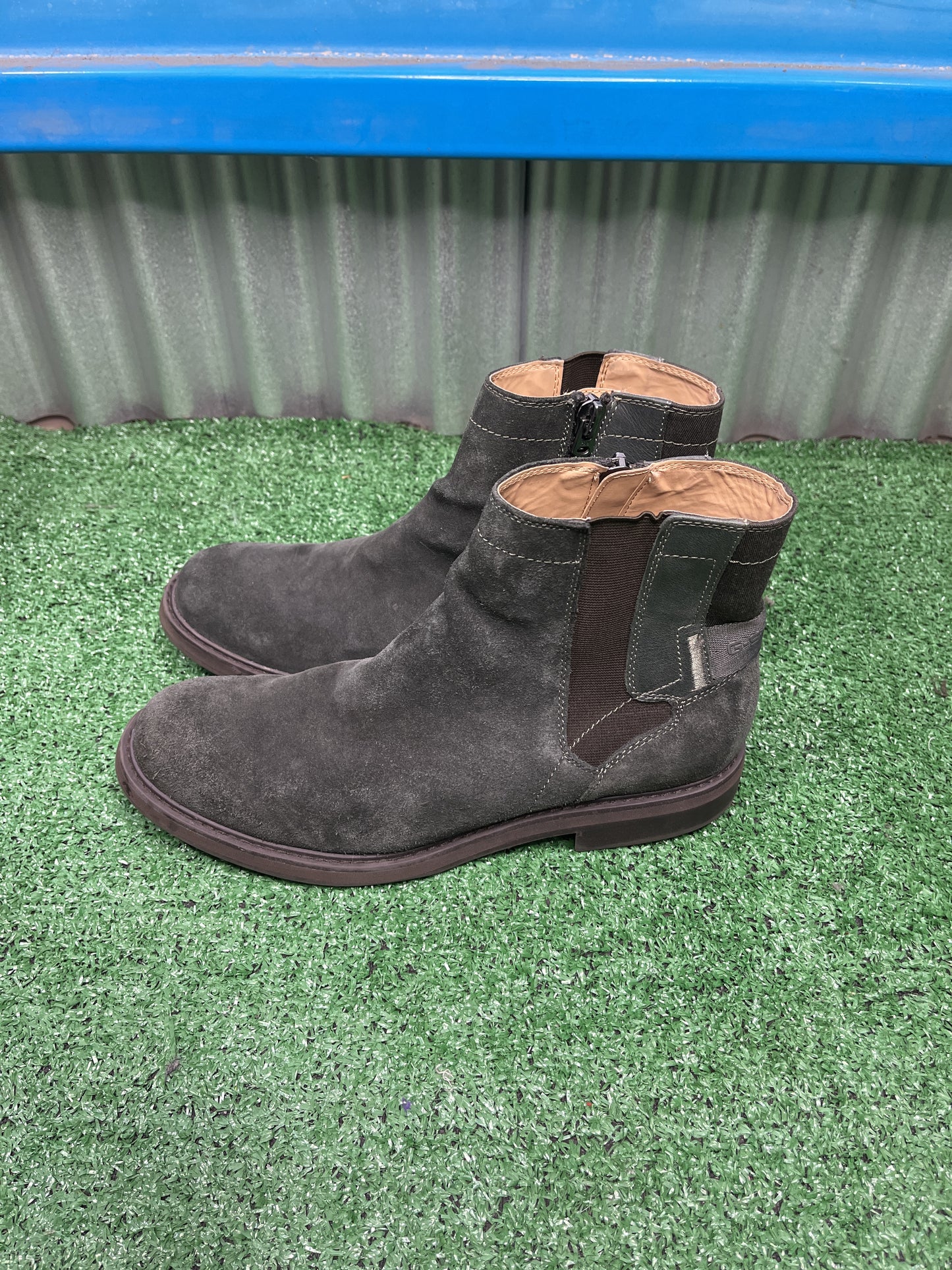 G-Star Raw Suede Zip Chelsea Boots