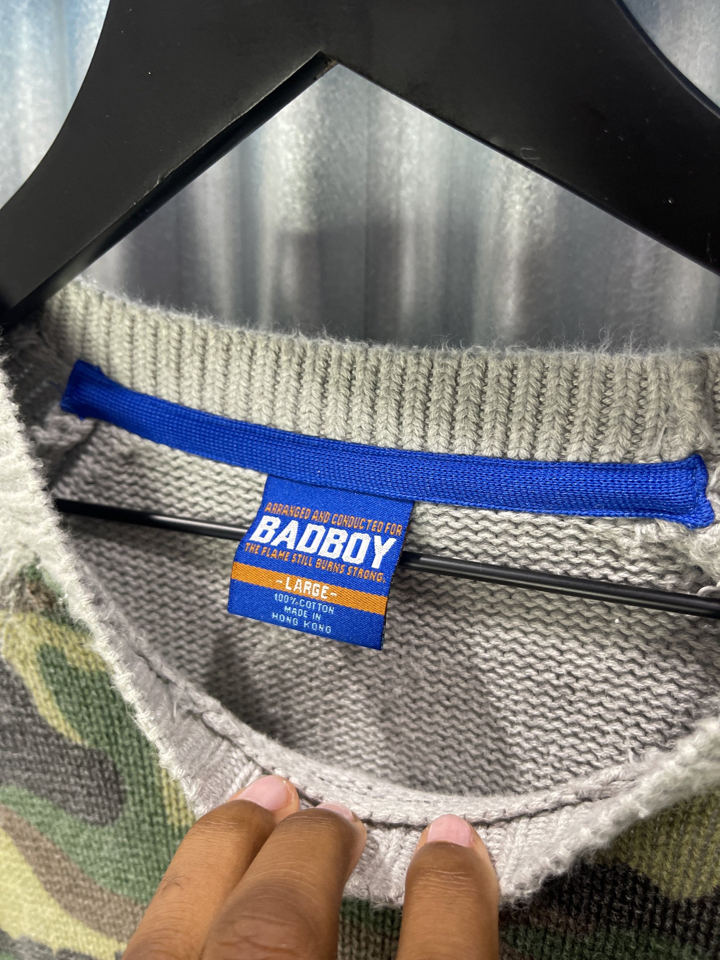 BadBoy Army Camo Crewneck Sweater