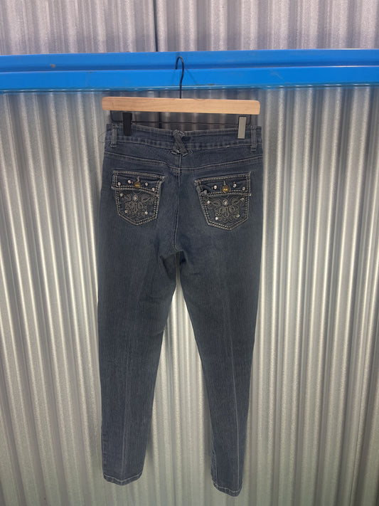 F&F Bedazzled Denim Jeans