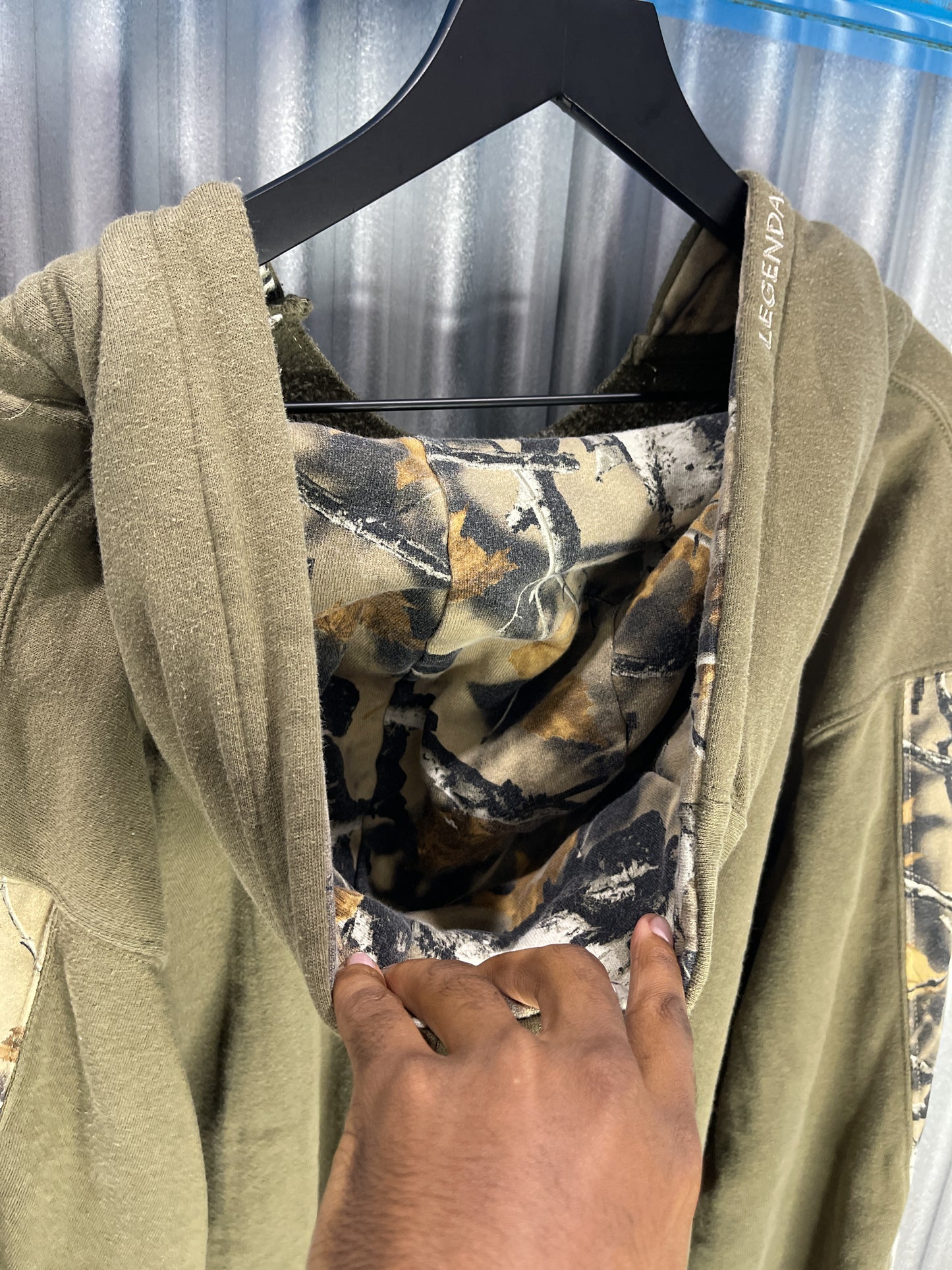 Legendary Camo/Army Hooded Sweatshirt