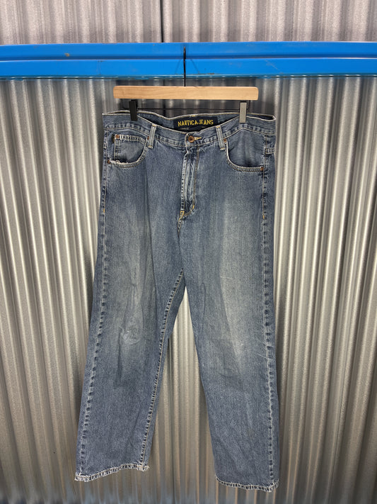 Nautica Jeans CO. Vintage Washed Blue Denim