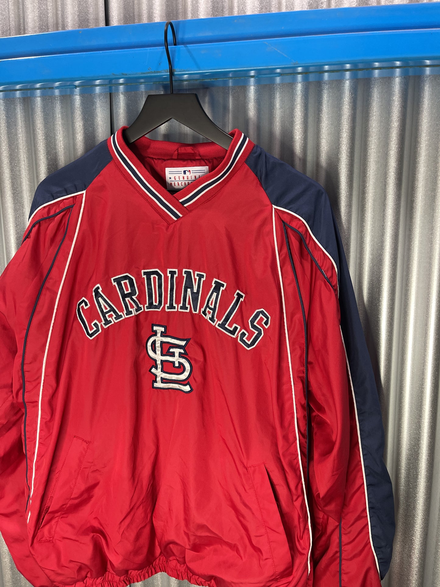 STL Cardinals Stitched Windbreaker Jacket