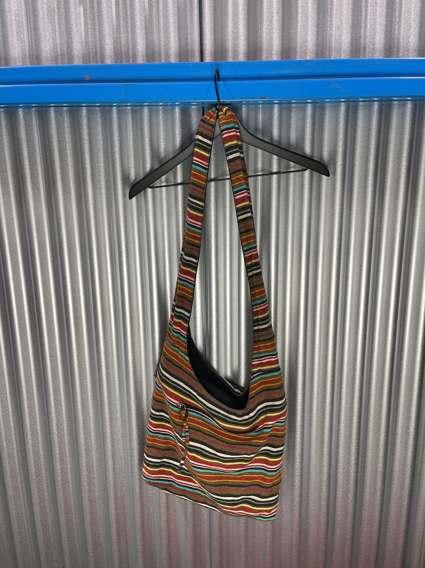 Macha Striped Tribal Sling Bag