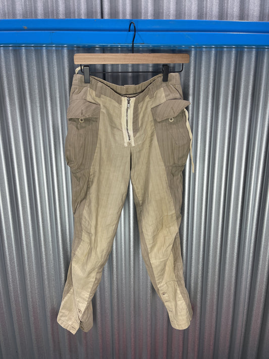 Tahaski Dual-Fabric Tapered Cargo Trousers