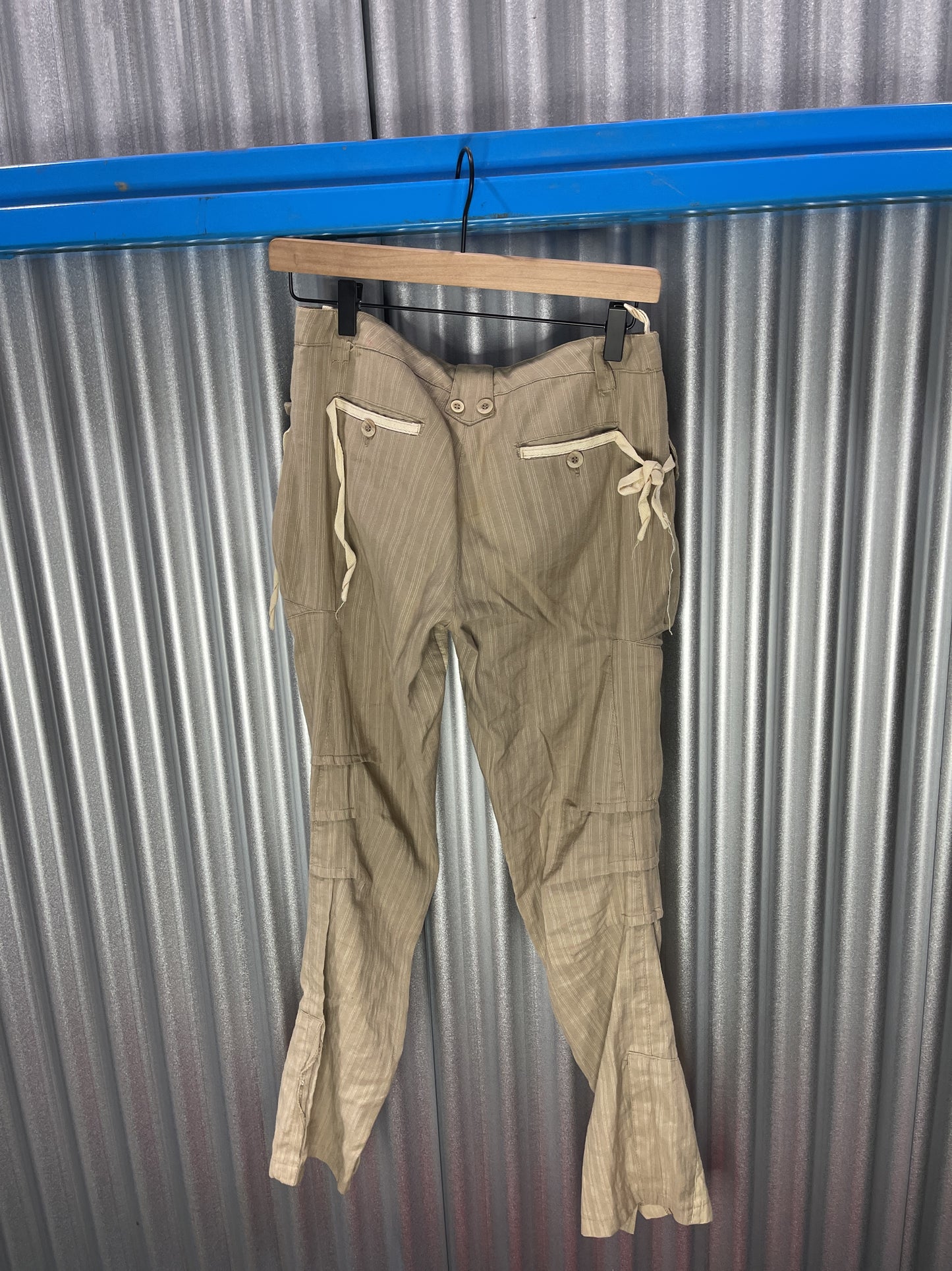 Tahaski Dual-Fabric Tapered Cargo Trousers