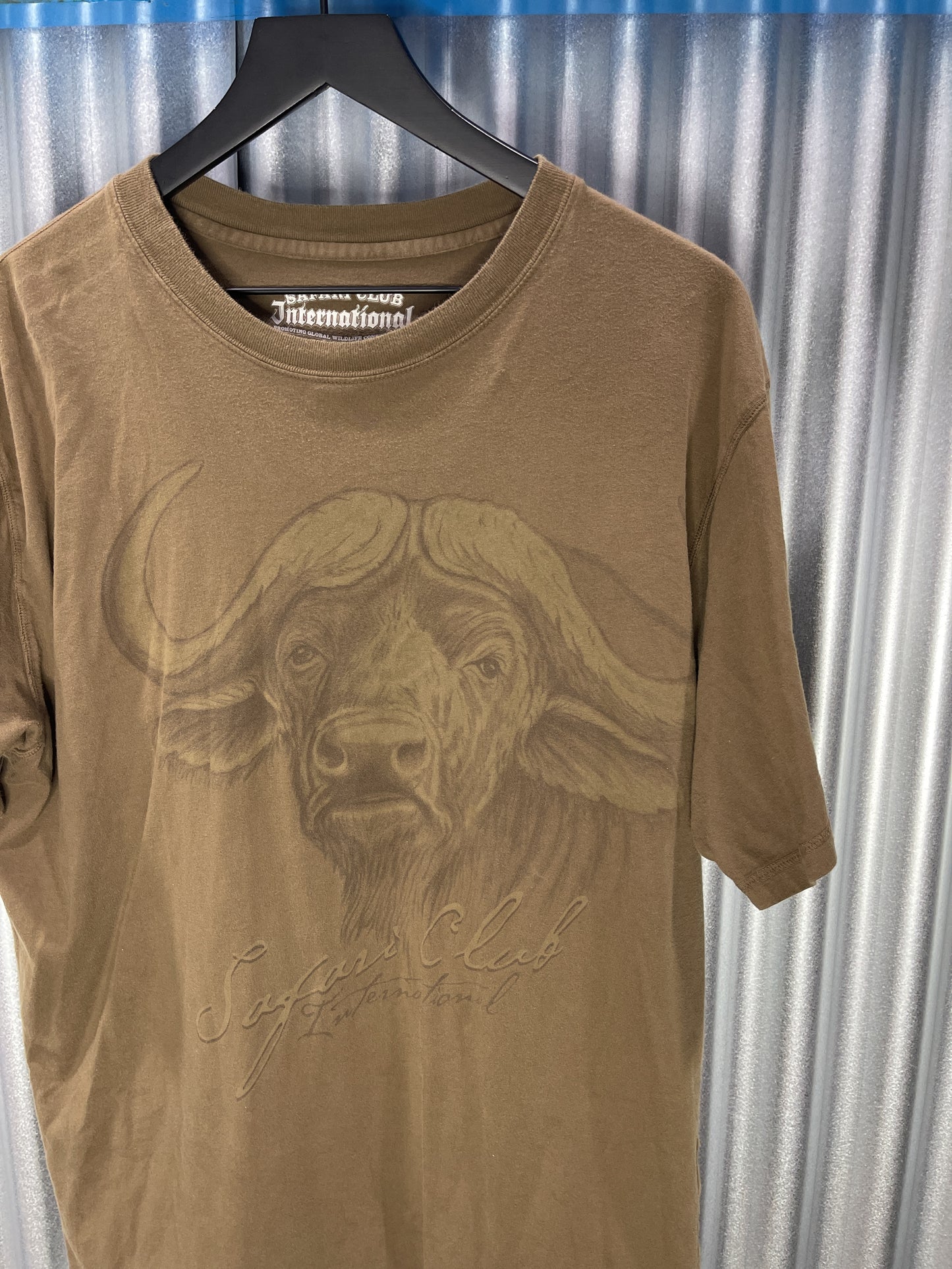 Safari Club 'Buffalo Head' Outdoor Tee