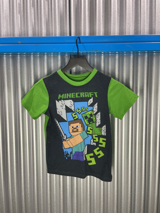 Minecraft Steve+Creeper Baby Tee