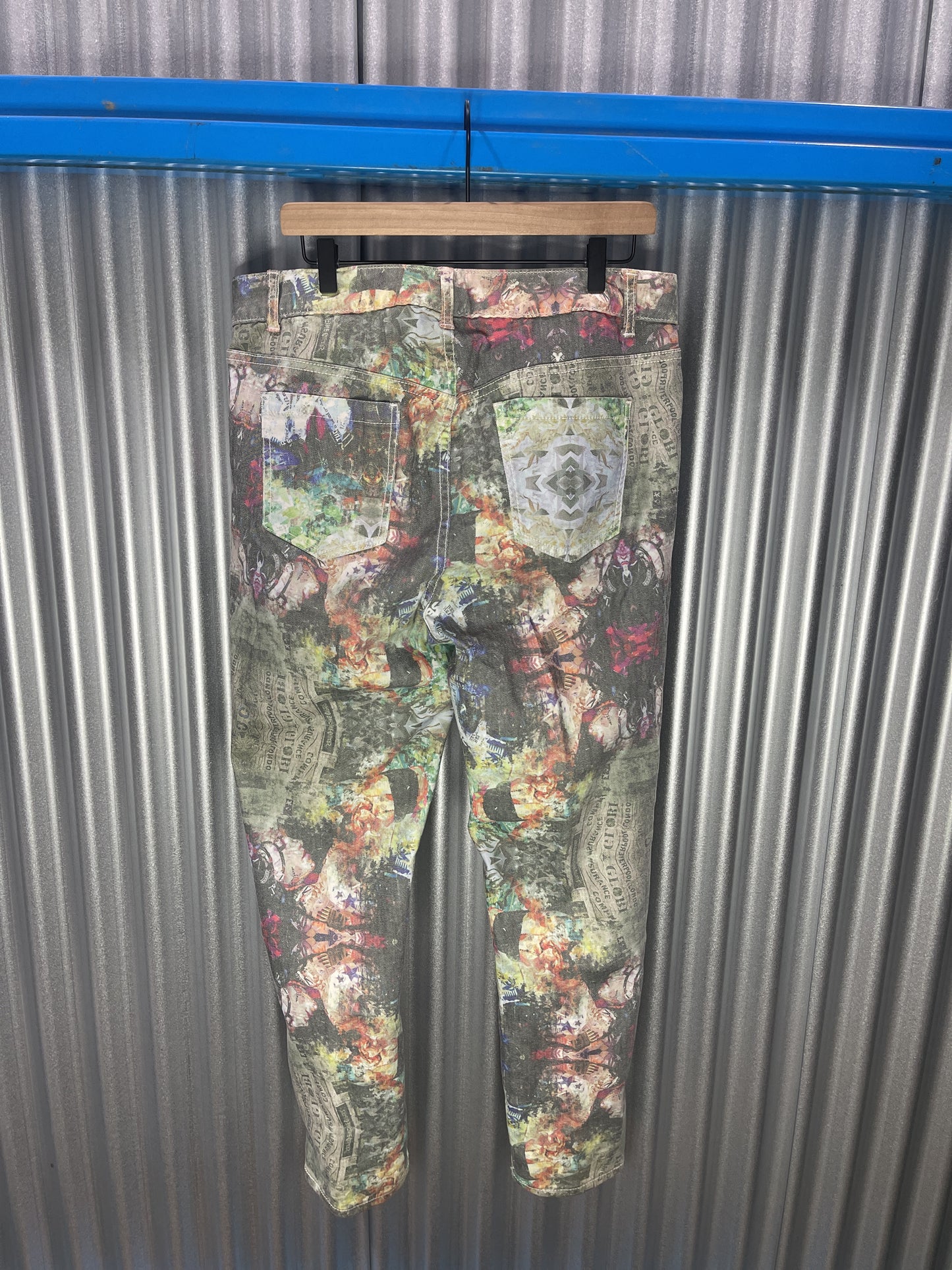 Lane Bryant Multi-Color Graphic Pants