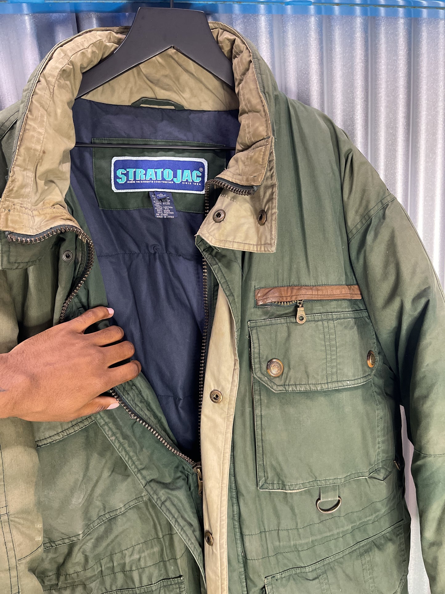 StratoJac Heavy-Duty Cargo Puffer Jacket