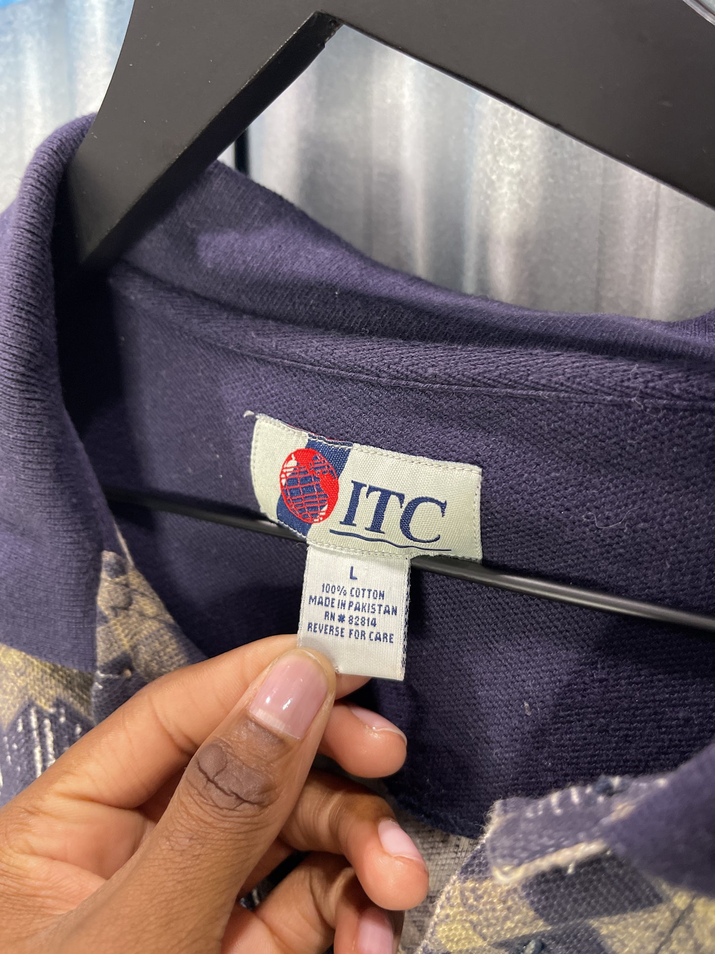 ITC Poly-Patterned Polo Shirt