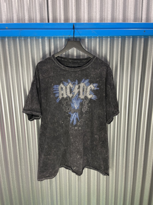 AC/DC Rhinestone 'Plug Me In' Tee