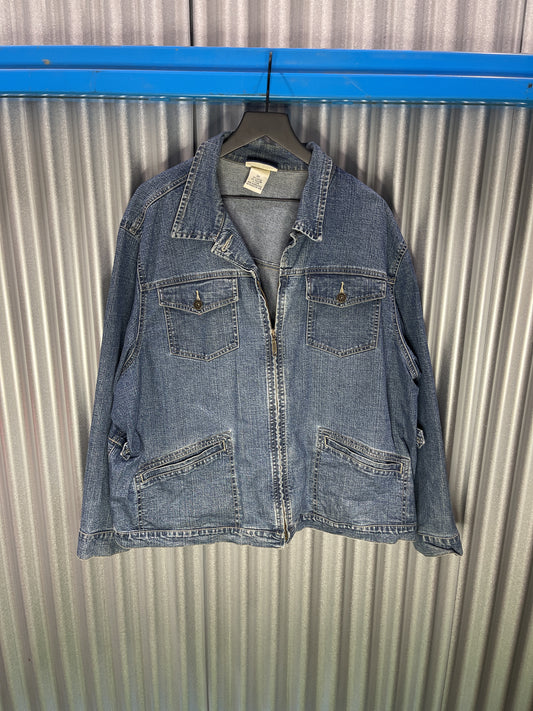 L.A. Blues Stretch Cargo Denim Work Jacket