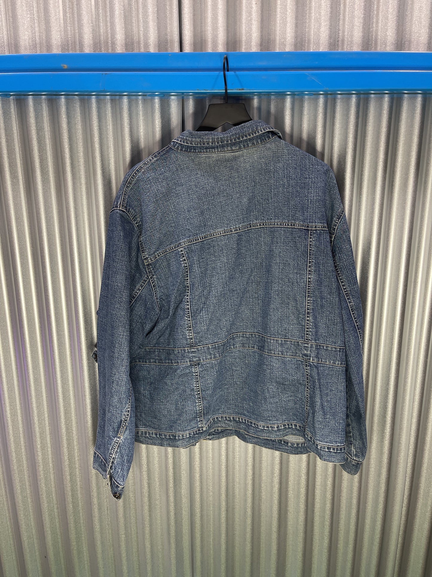 L.A. Blues Stretch Cargo Denim Work Jacket