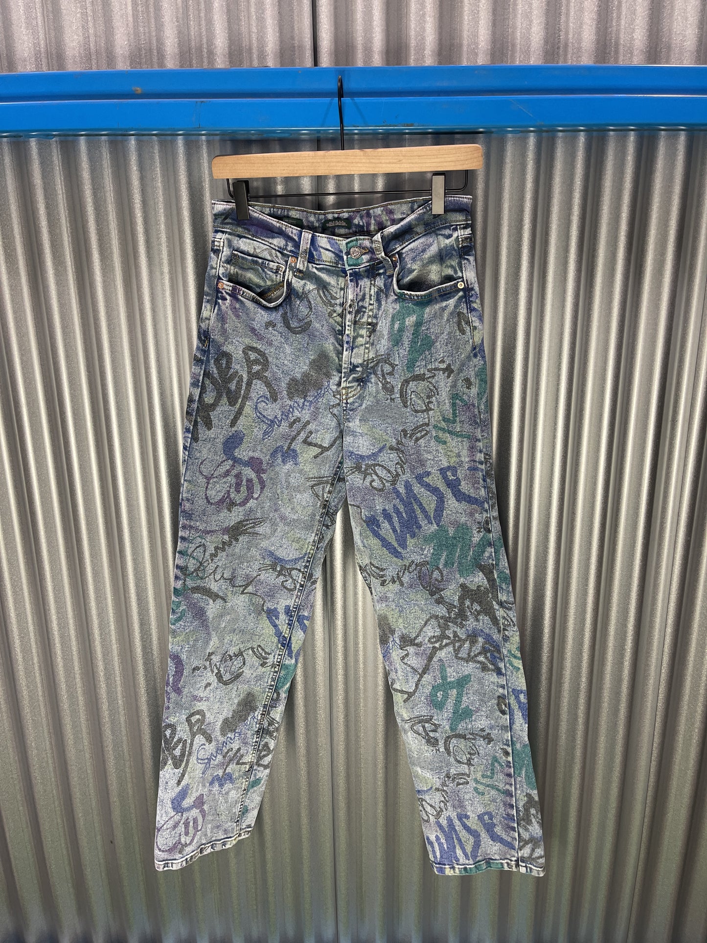 WildFable Graffiti Denim Jeans