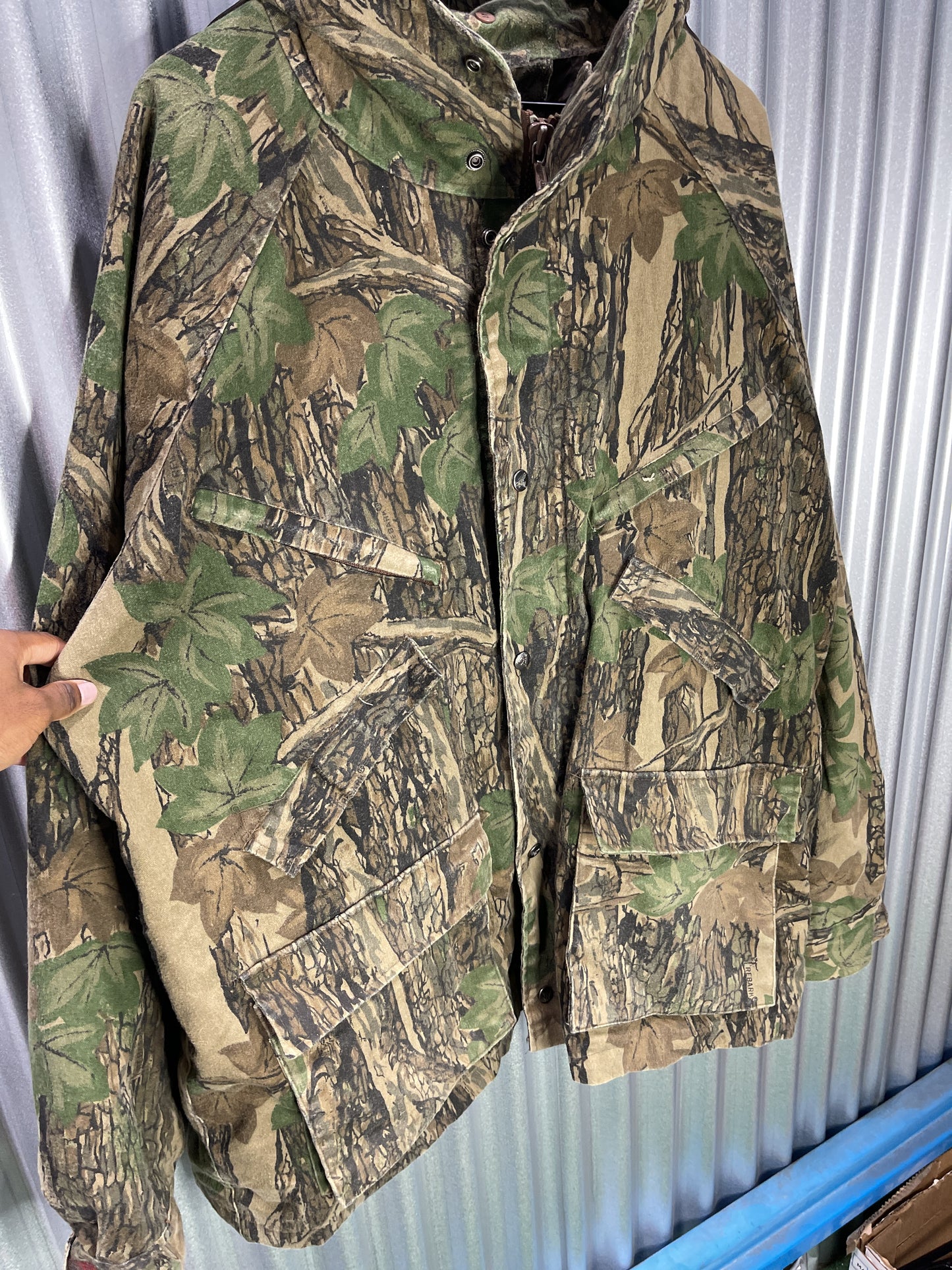 Trophy Club Hunting Camo Cargo Coat w/ Dual Zip + Inner Zip