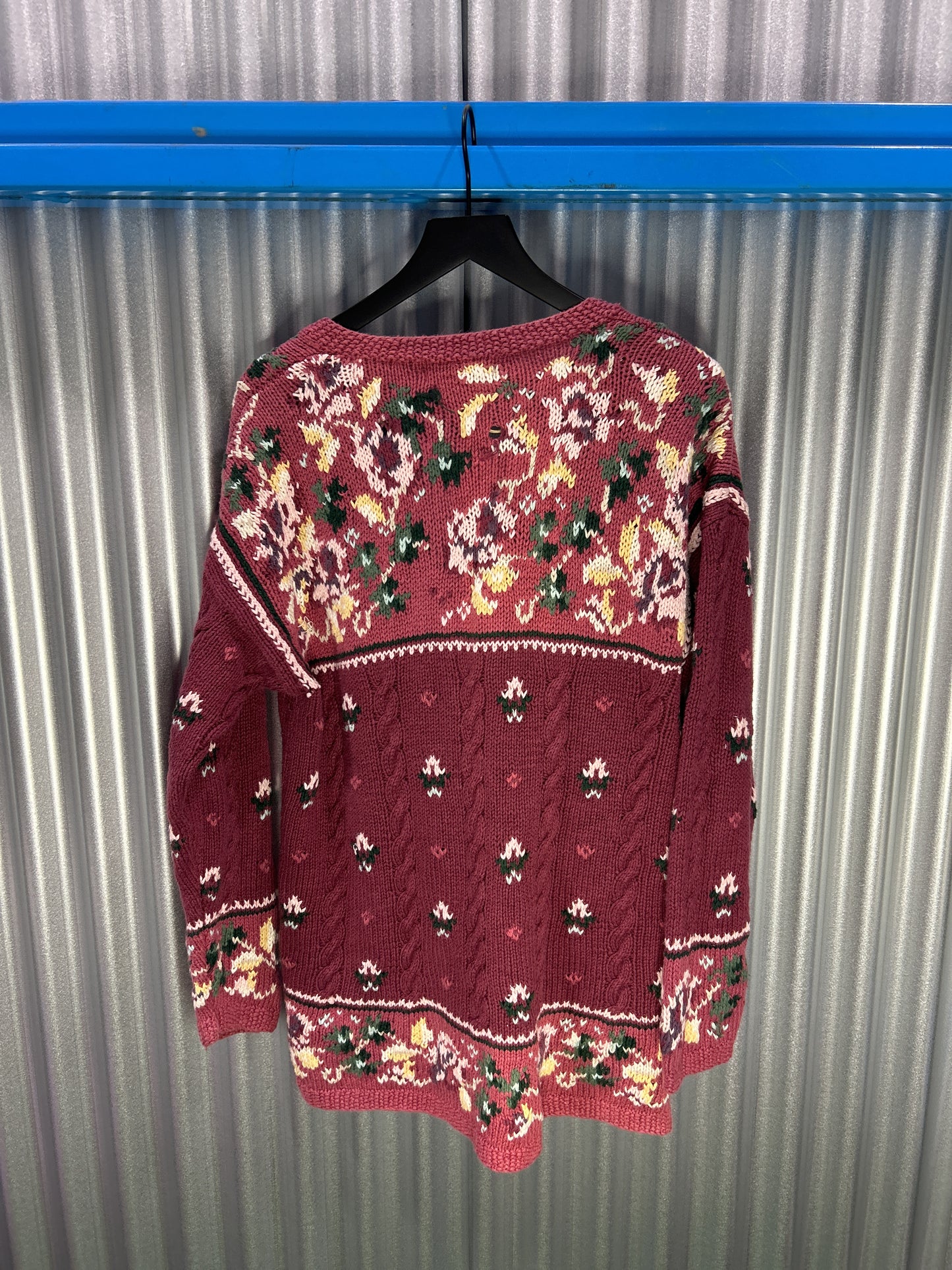 Maurices Oversized Hand-Knitted Retro Cardigan