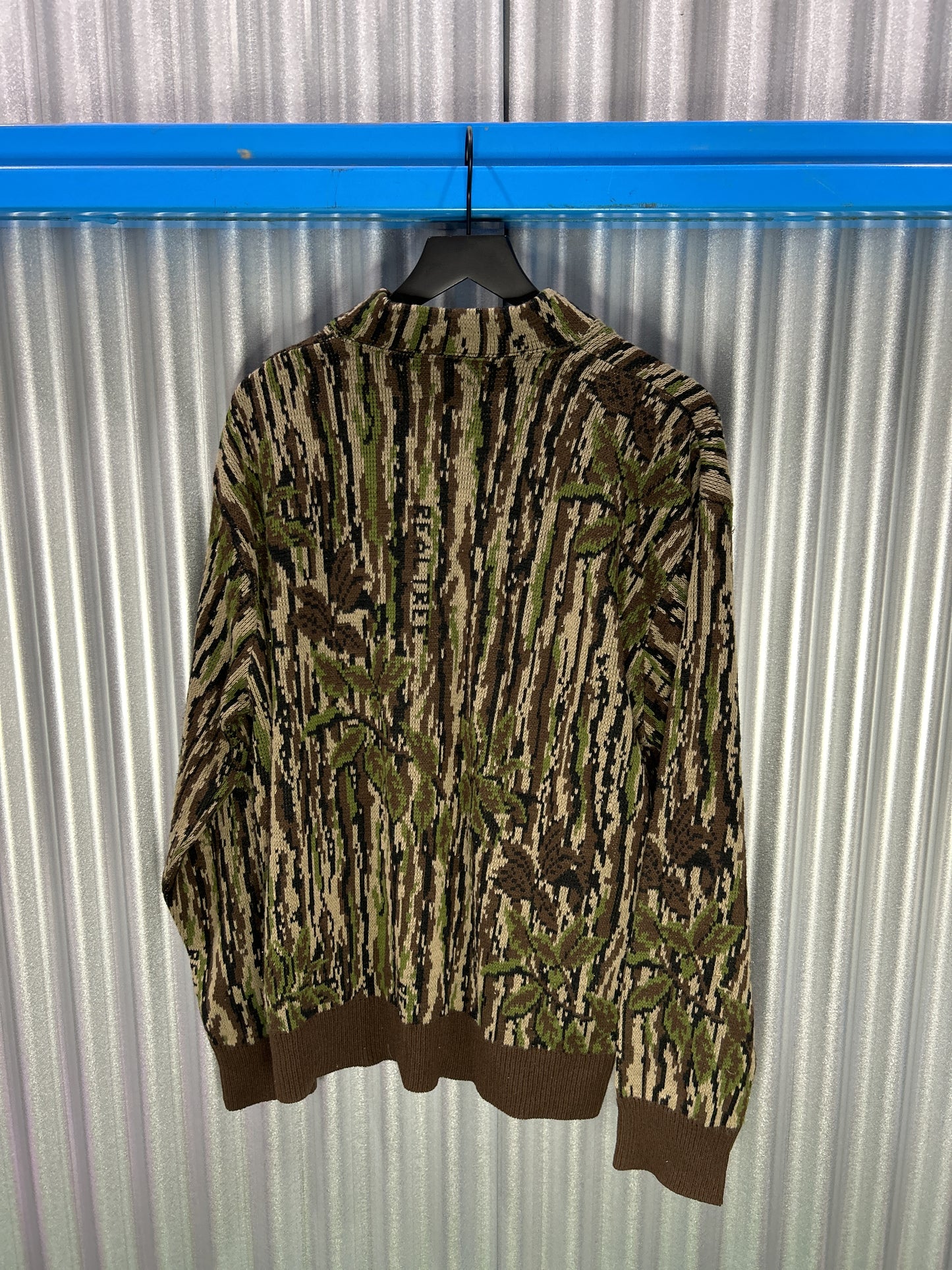 Rattlers Brand MIlitary 1/4 Button Sweater