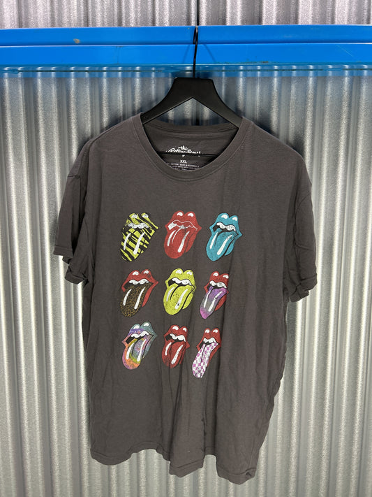 Rolling Stones Multicolor Tongues Graphic Tee