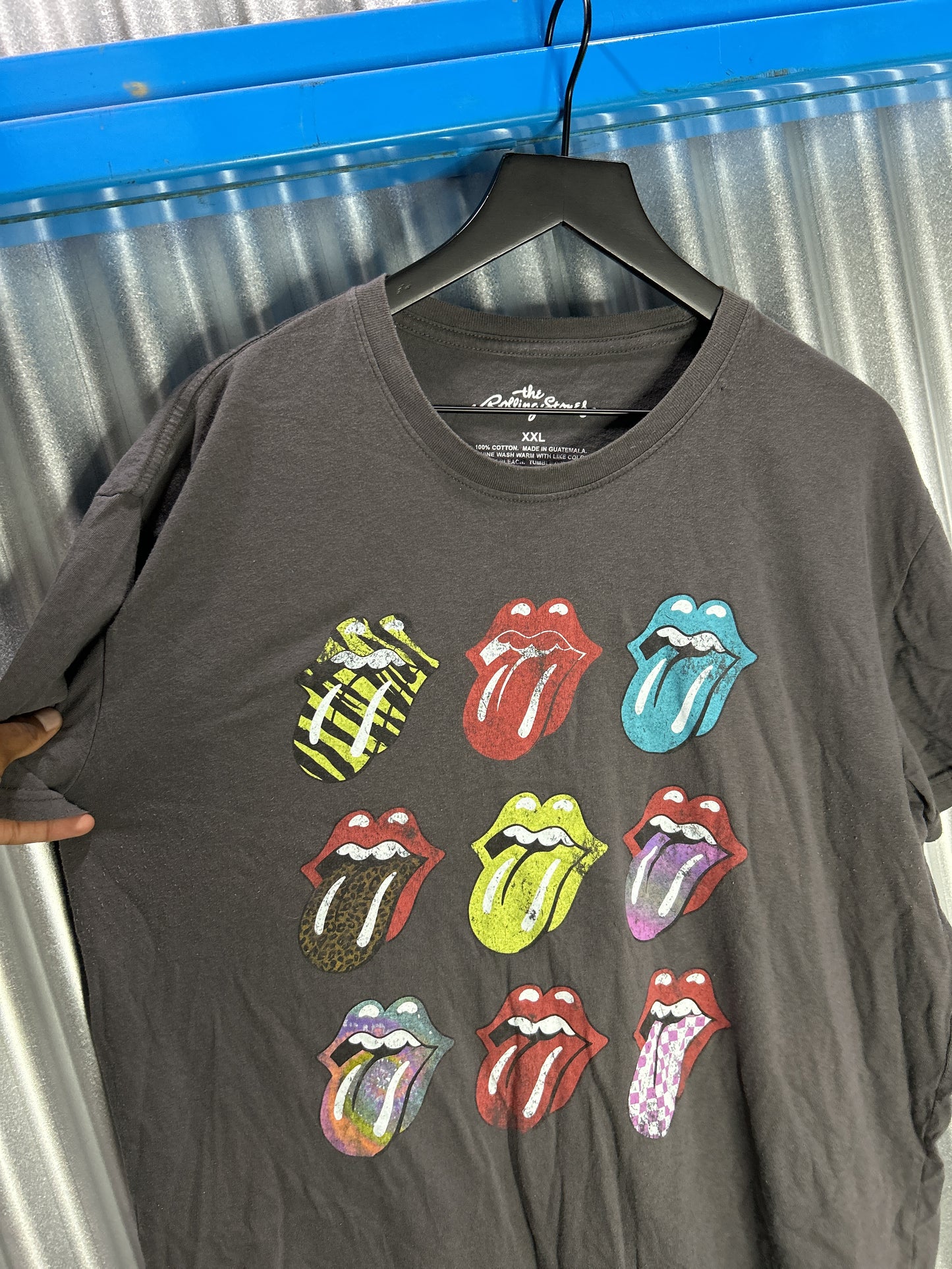 Rolling Stones Multicolor Tongues Graphic Tee