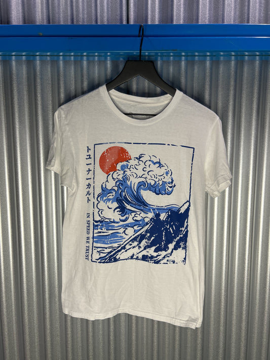 Tuner Cult Japanese Wave Drawing Tee