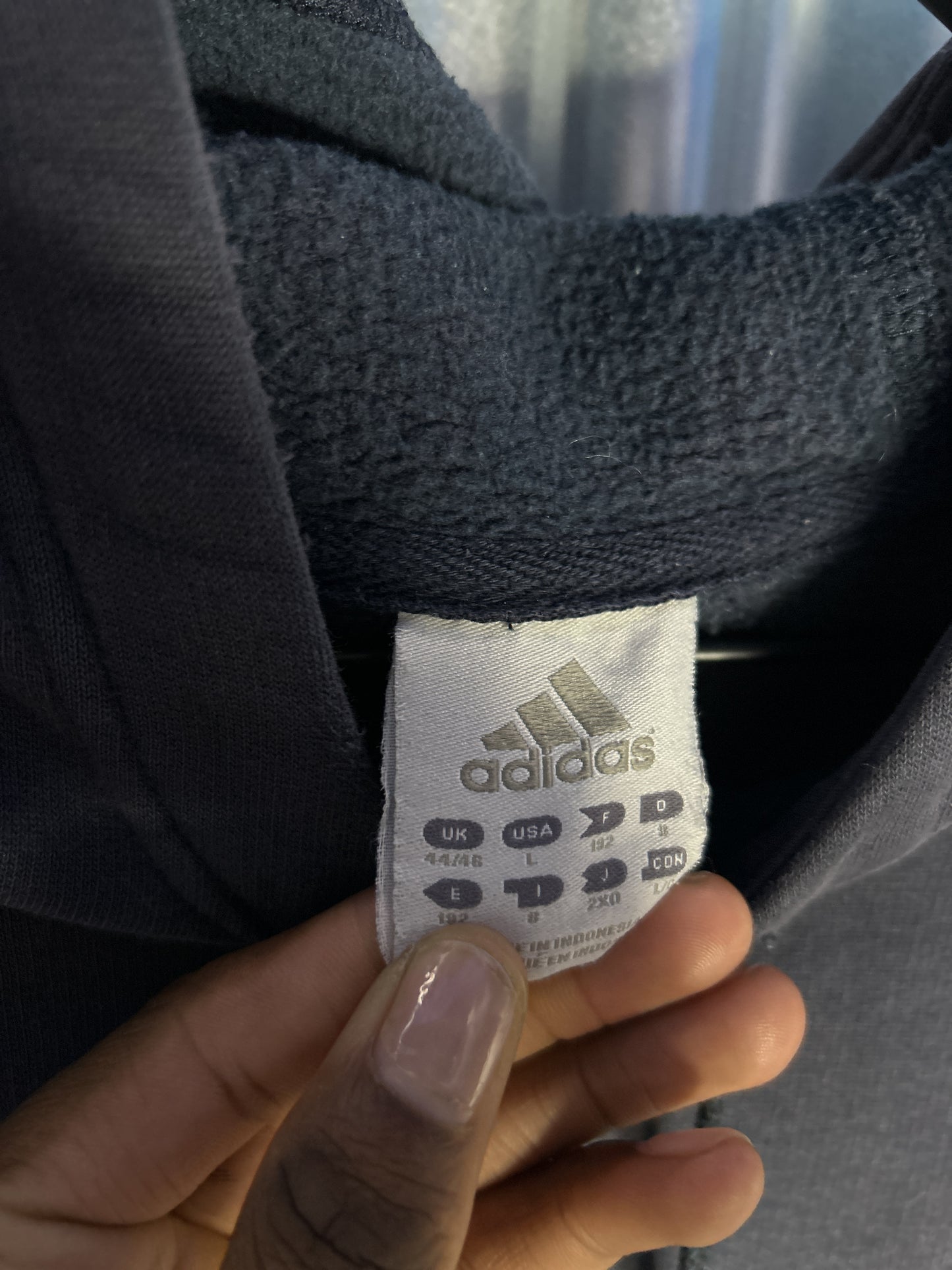 Adidas Zippered Hooded Sweatshirt