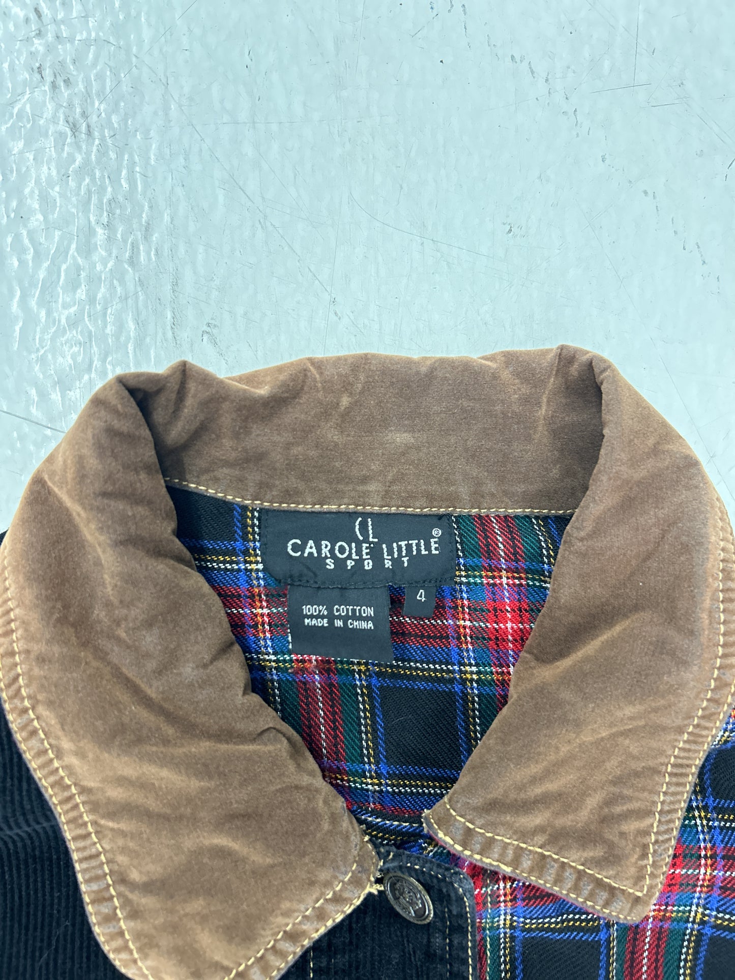 Carole Little Plaid Combo Abstract Jacket