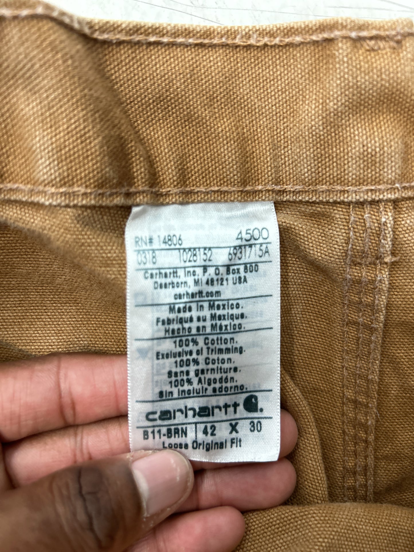 Carhartt Distressed Heavy Carpenter Pants