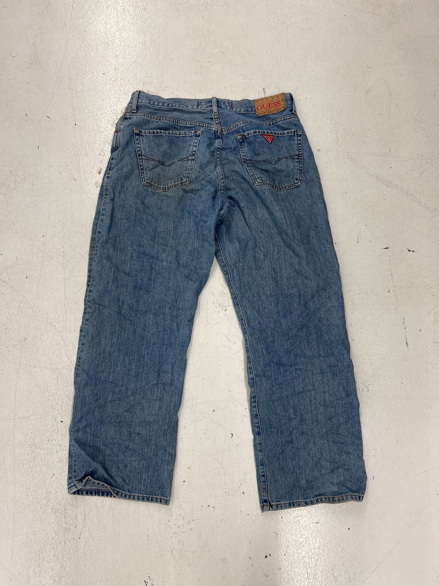 Retro Guess Washed Blue Jeans