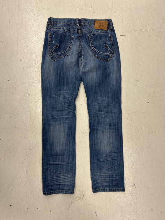 Bauhaus Blue Fashion Jeans