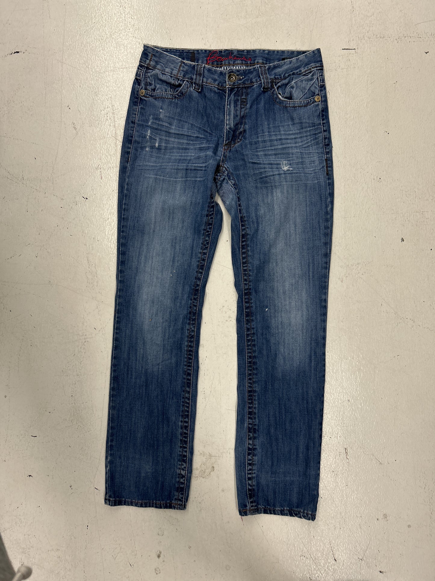 Bauhaus Blue Fashion Jeans