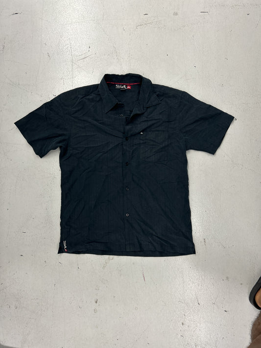 QuikSilver Striped Button-Up S/S Shirt