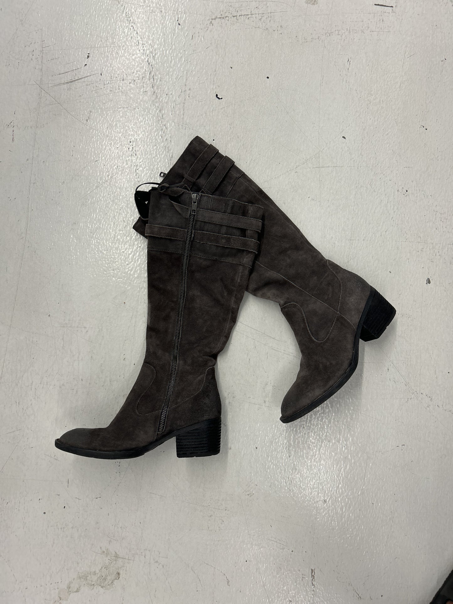 Born Shoes Suede Leather Knee High Boots