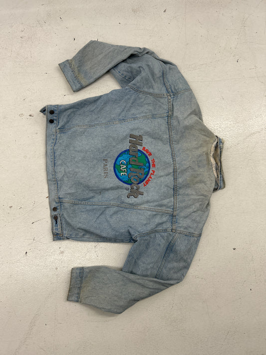 Hard Rock Cafe Paris Heavy Denim Retro Jacket