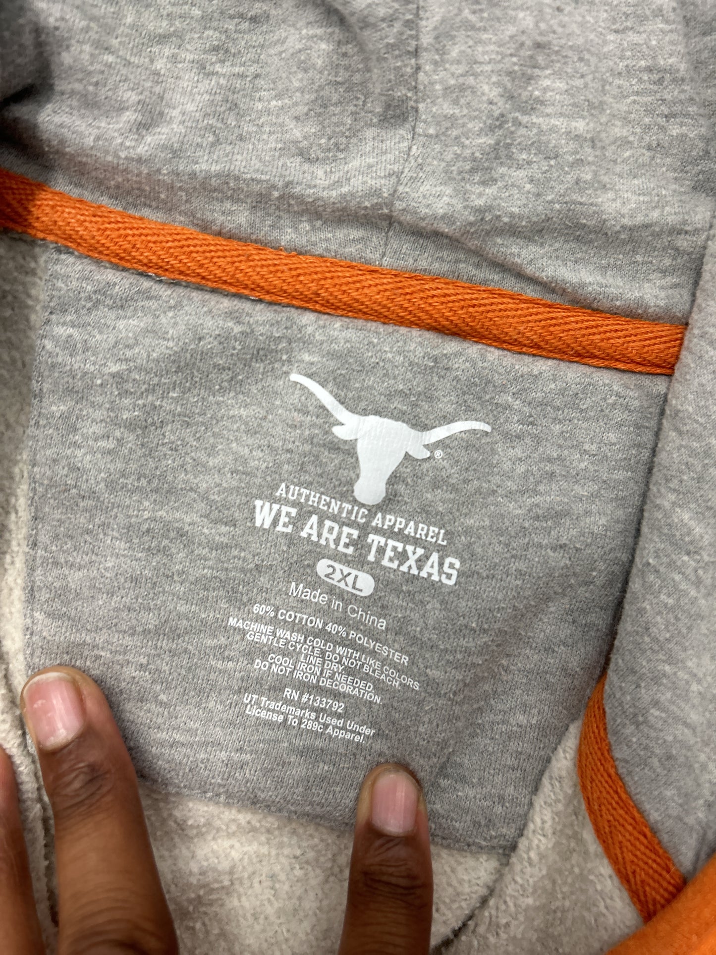 Texas Longhorns Color Block Zip Hoodie