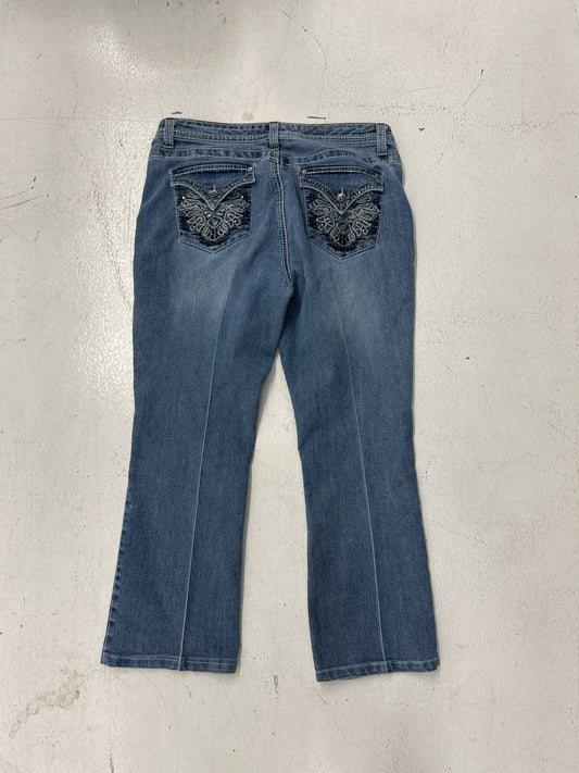 Nine West Date Night Fit Blue Jeans