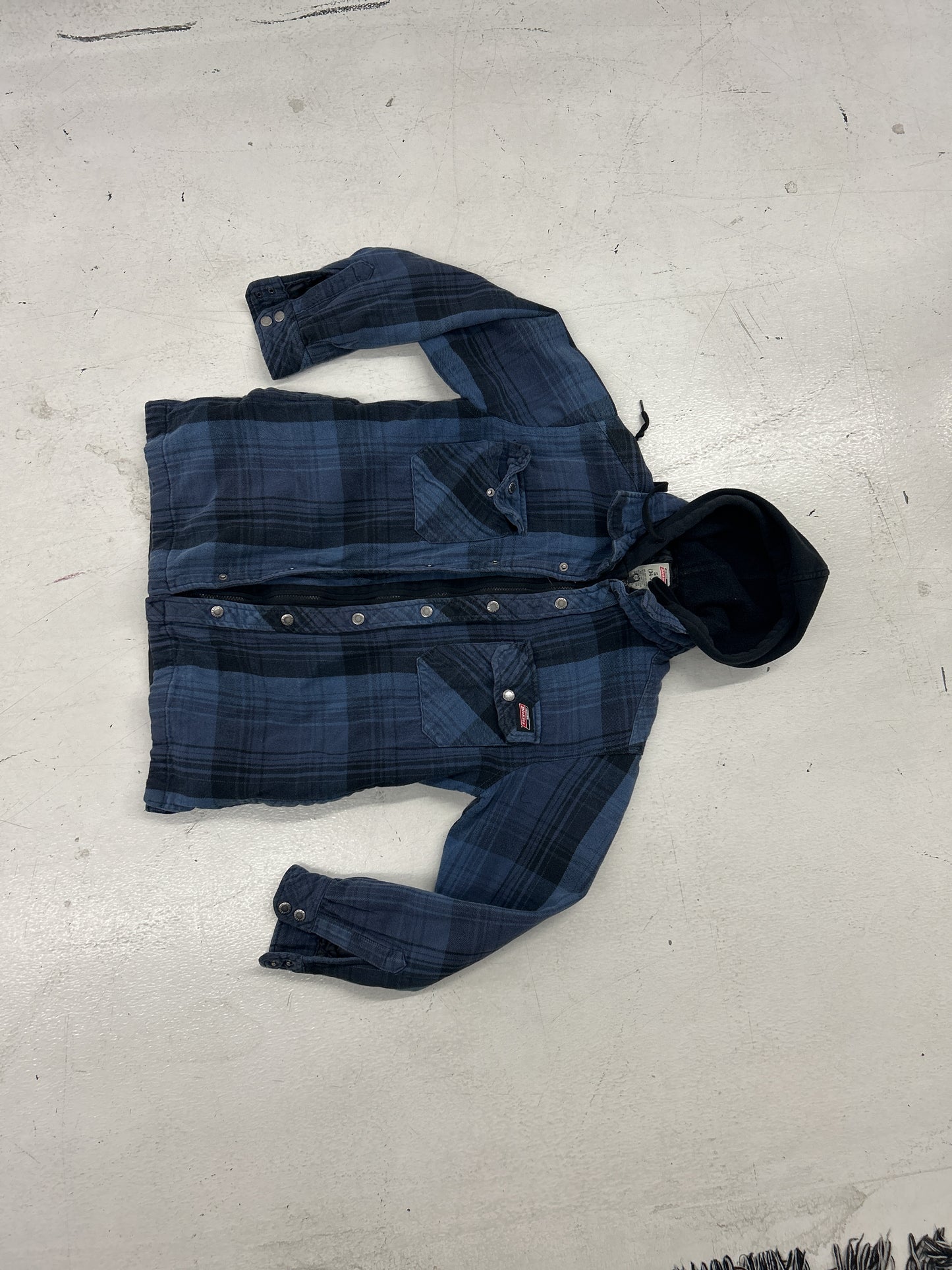 Retro Dickies Flannel Hooded Jacket