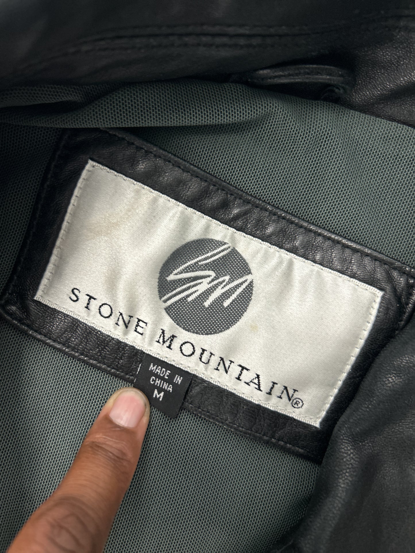 Stone Mountain Heavy Leather Blazer Jacket