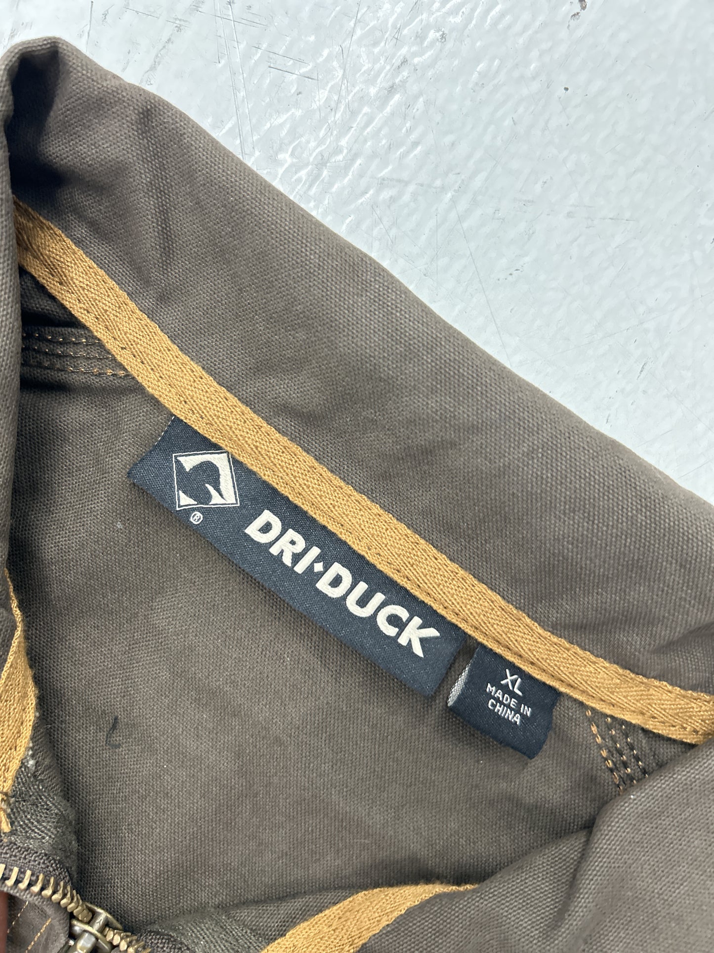 Dri-Duck Contrast Stitch Zip Worker Jacket