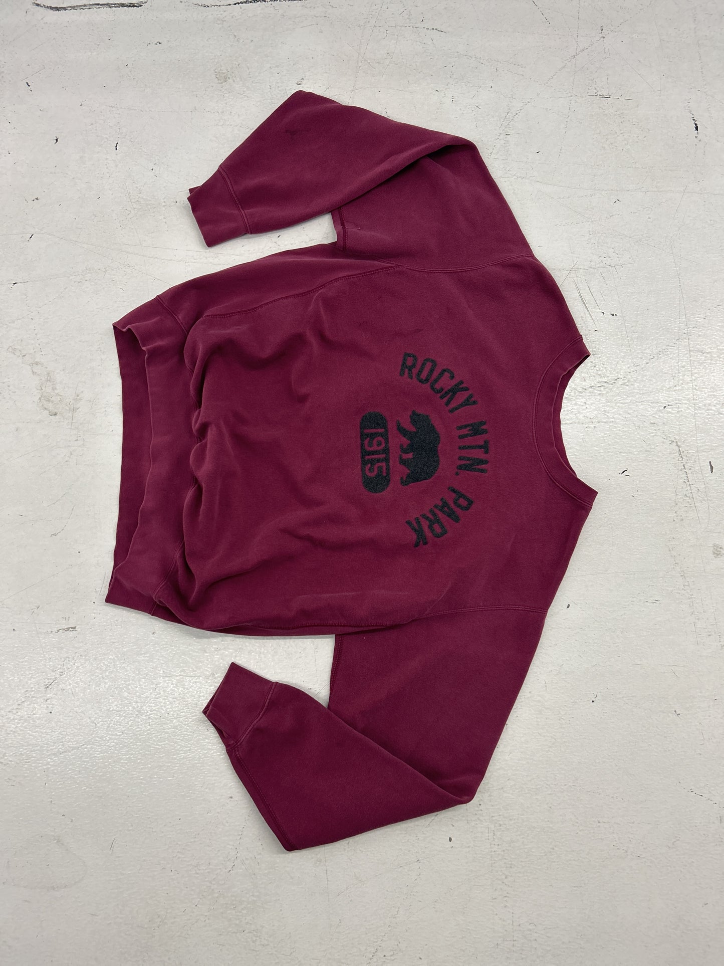 Retro Rocky Mtn. Park Pro Weave Sweatshirt