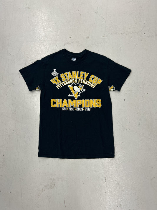 Pittsburgh Penguins 4X Stanley Cup Champ Tee