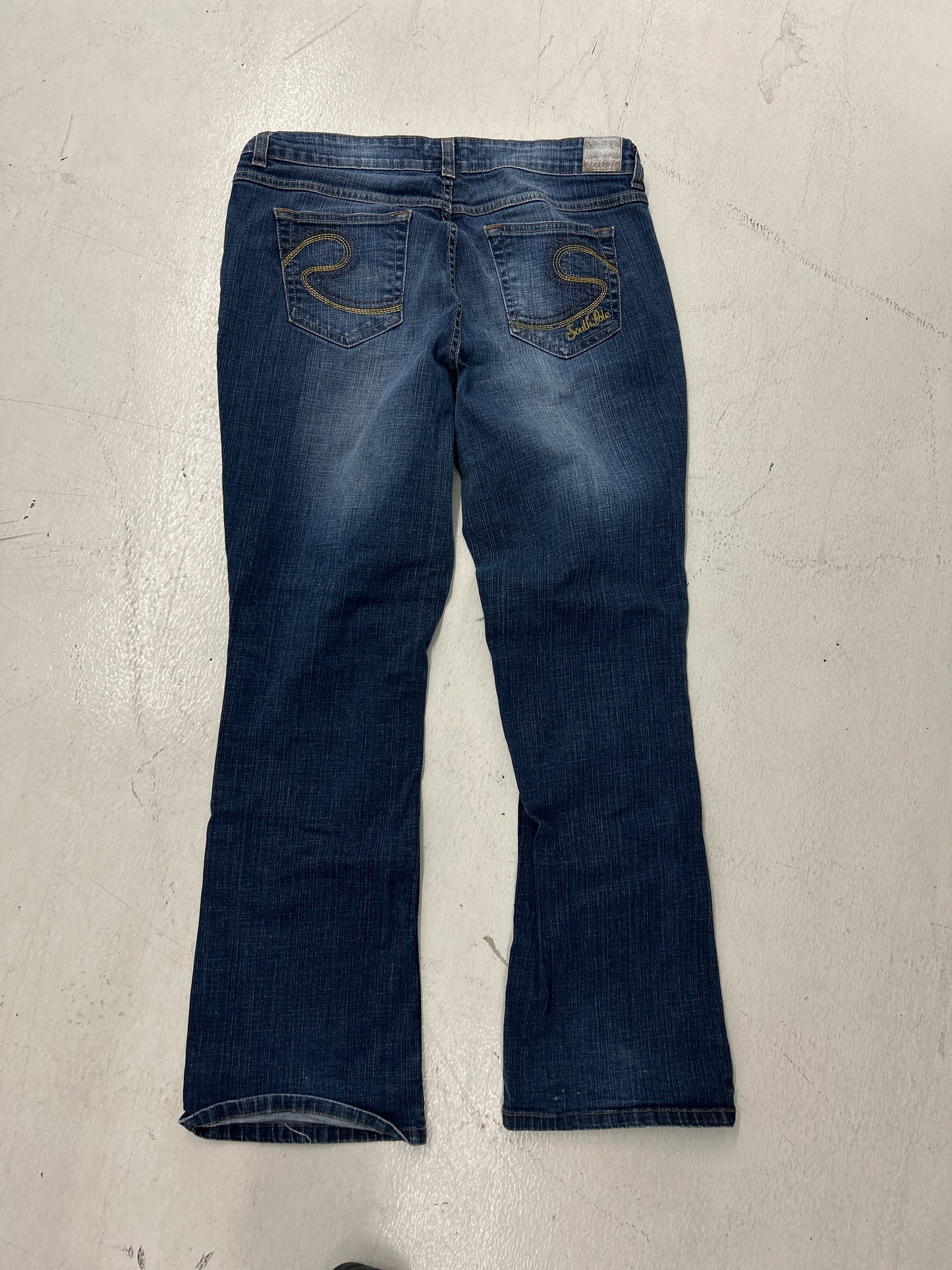 SouthPole Embroidered Washed Denim Jeans