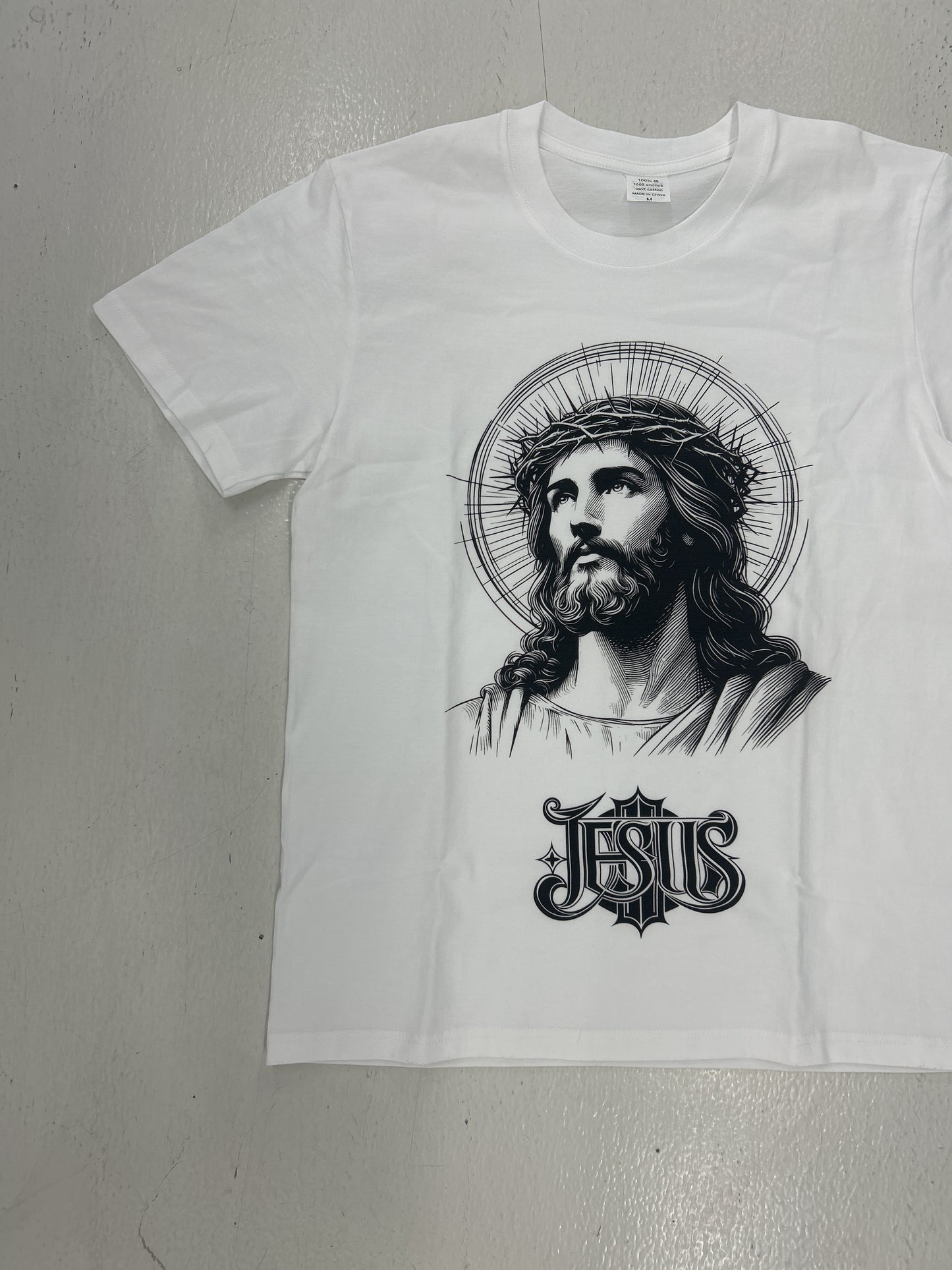 Jesus Barbed Crown Graphic Tee