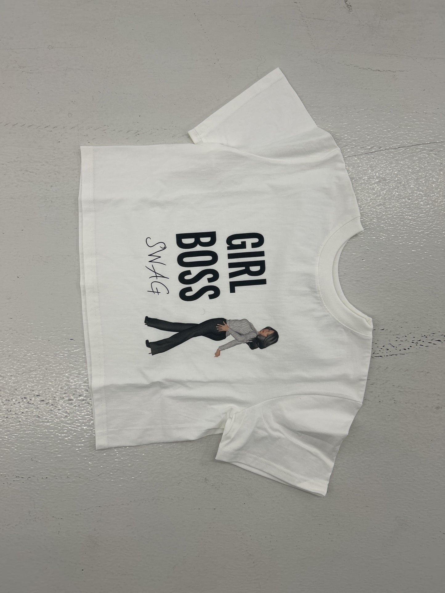 Girl Boss Swag Graphic Baby Tee