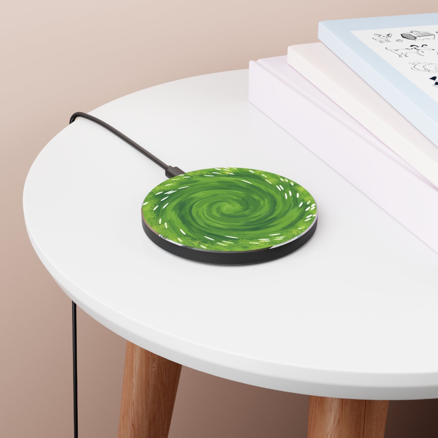 Rick and Morty Inspired Wireless Pad Charger