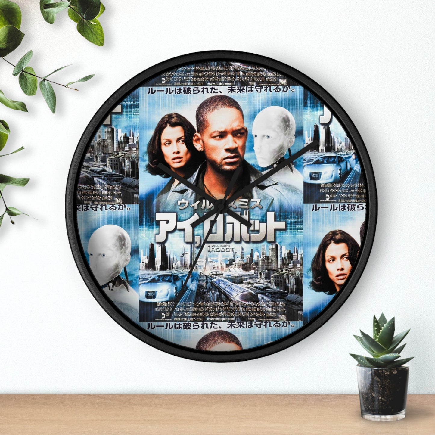 I, Robot (2004) Japanese Movie Cast Wall Clock