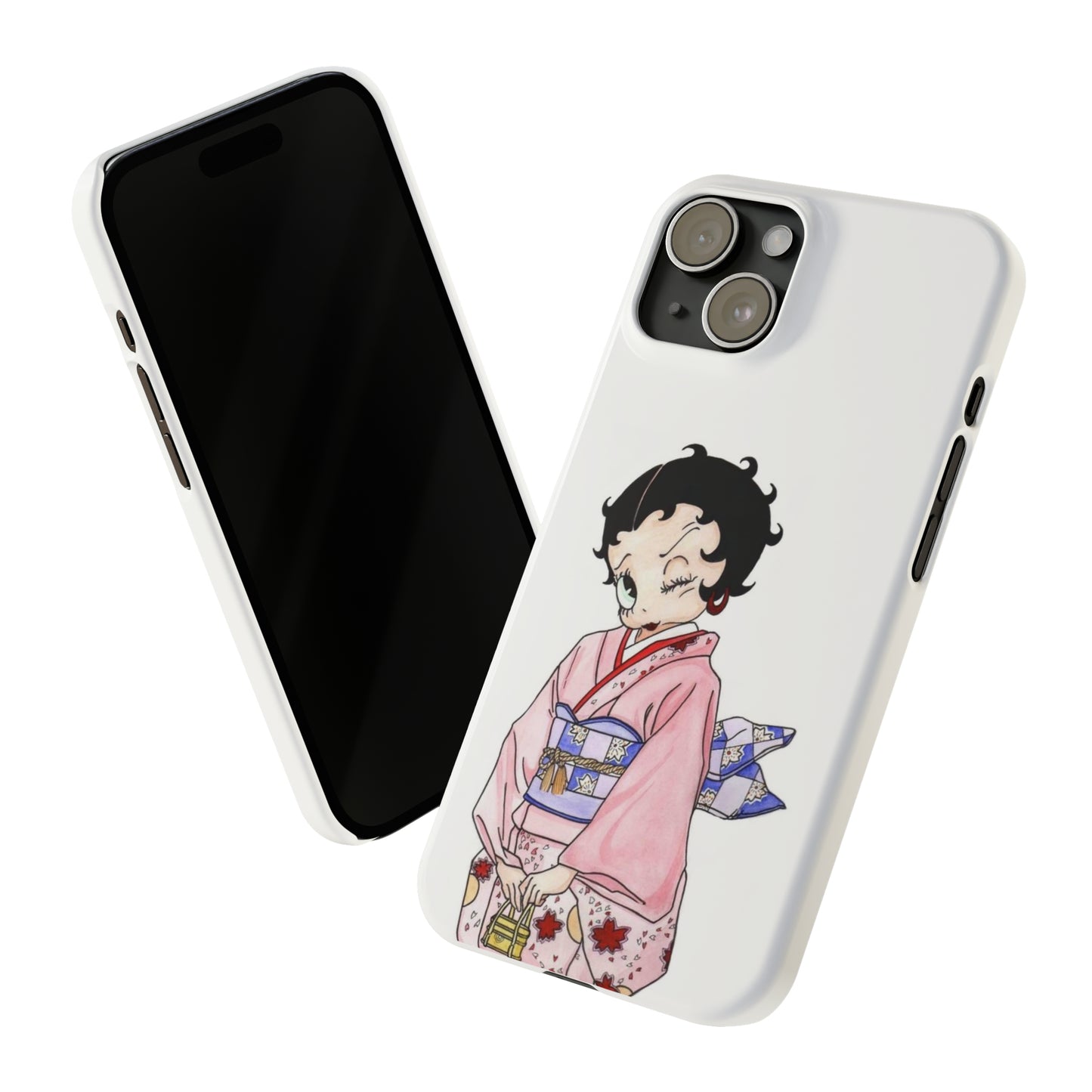 Betty Boop Geisha Japanese iPhone Case (14 & 15 Models)