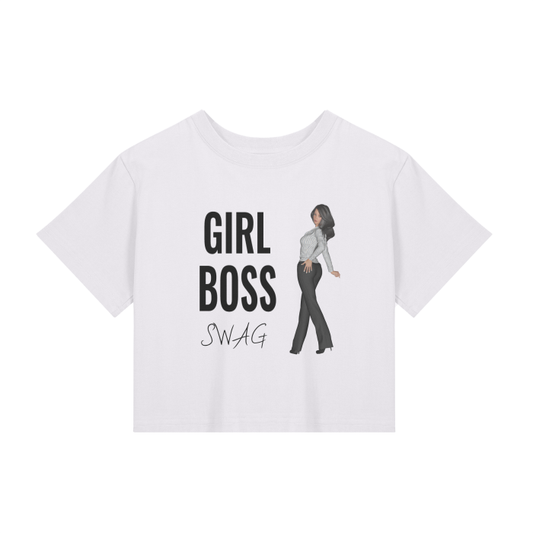 Girl Boss Swag Graphic Baby Tee